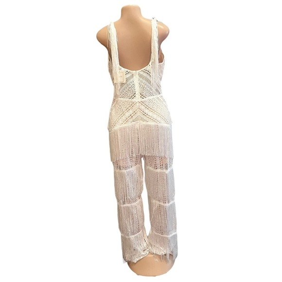 Gypsy Tale by Gia White Boho Fringe Jumpsuit - Picture 5 of 8